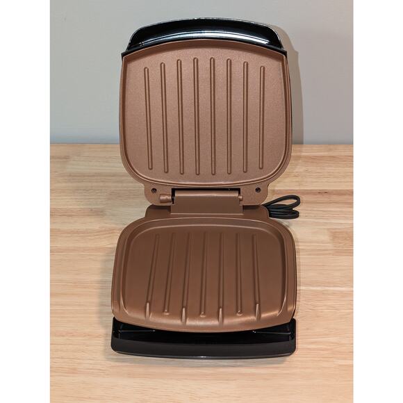 George Foreman Non-Stick 2-Serving Grilling Machine & Panini Press #GR320FBC - Picture 5 of 9